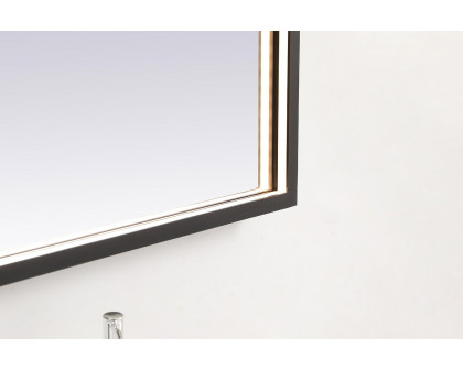 Elegant Wall Mirror - Black, D 24", H 40" (MRE62440BK)