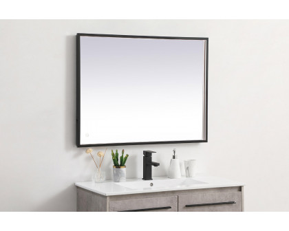 Elegant Wall Mirror - Black, D 27", H 36" (MRE62736BK)