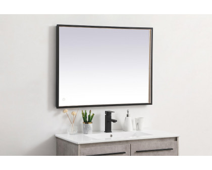 Elegant Wall Mirror - Black, D 27", H 36" (MRE62736BK)