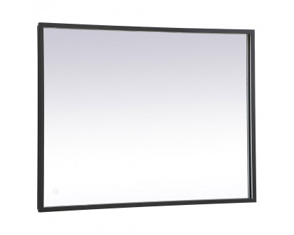 Elegant Wall Mirror - Black, D 27", H 36" (MRE62736BK)