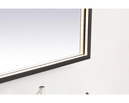 Elegant Wall Mirror - Black, D 27", H 40" (MRE62740BK)