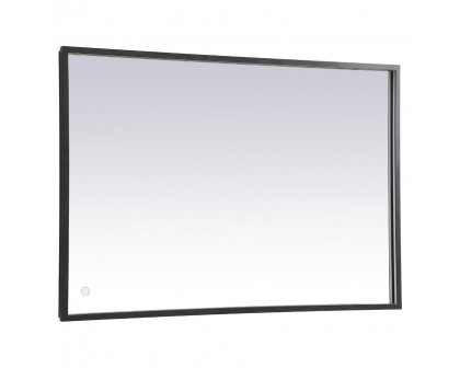 Elegant Wall Mirror - Black, D 27", H 40" (MRE62740BK)