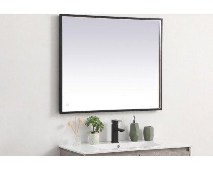 Elegant Wall Mirror - Black, D 30", H 36" (MRE63036BK)