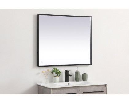 Elegant Wall Mirror - Black, D 30", H 36" (MRE63036BK)