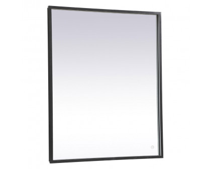 Elegant Wall Mirror - Black, D 30", H 36" (MRE63036BK)