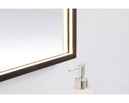 Elegant Wall Mirror - Black, D 48", H 30" (MRE63048BK)