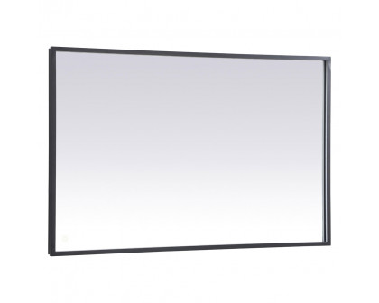 Elegant Wall Mirror - Black, D 48", H 30" (MRE63048BK)