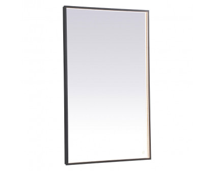 Elegant Wall Mirror - Black, D 48", H 30" (MRE63048BK)