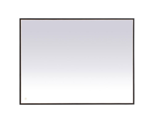 Elegant Wall Mirror - Black, D 48", H 36" (MRE63648BK)