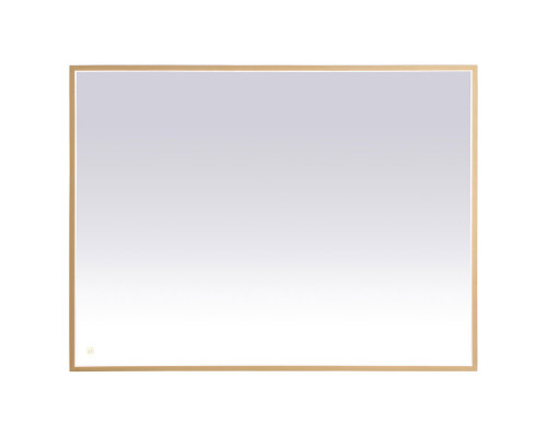 Elegant Wall Mirror - Brass, D 48", H 36" (MRE63648BR)