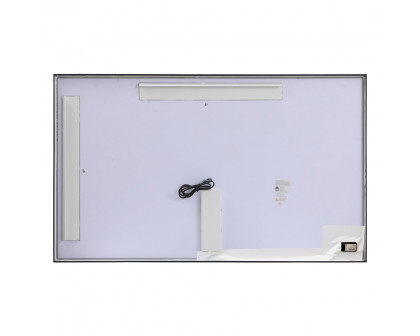 Elegant Wall Mirror - Black, D 60", H 36" (MRE63660BK)