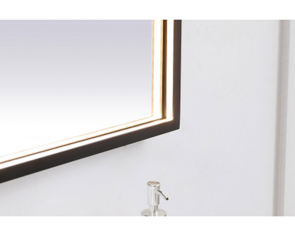 Elegant Wall Mirror - Black, D 60", H 36" (MRE63660BK)