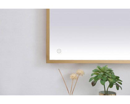 Elegant Wall Mirror - Brass, D 60", H 36" (MRE63660BR)