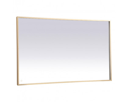 Elegant Wall Mirror - Brass, D 60", H 36" (MRE63660BR)