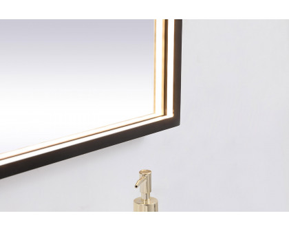 Elegant Wall Mirror - Black, D 60", H 42" (MRE64260BK)