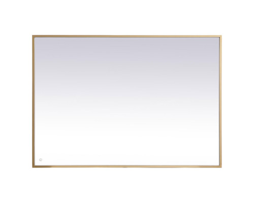 Elegant Wall Mirror - Brass, D 60", H 42" (MRE64260BR)