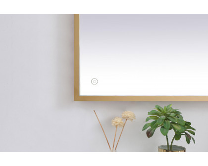 Elegant Wall Mirror - Brass, D 60", H 42" (MRE64260BR)