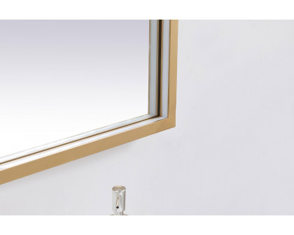 Elegant Wall Mirror - Brass, D 60", H 42" (MRE64260BR)