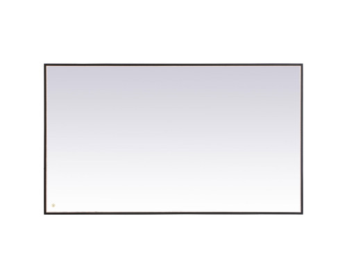 Elegant Wall Mirror - Black, D 72", H 42" (MRE64272BK)