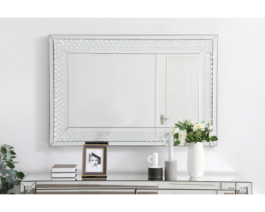 Elegant Wall Mirror - Clear, D 32", H 48" (MRE93248)