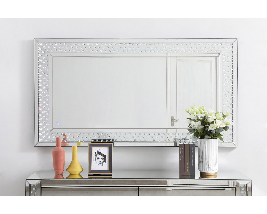 Elegant Wall Mirror - Clear, D 32", H 60" (MRE93260)