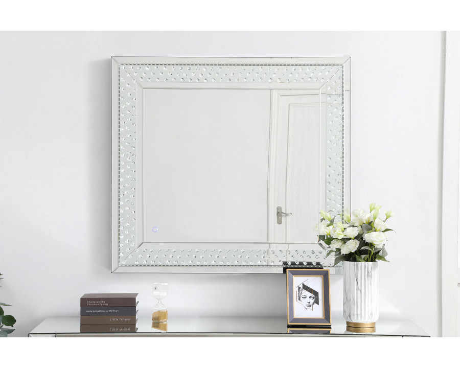 Elegant Wall Mirror - Clear, D 36", H 40" (MRE93640)