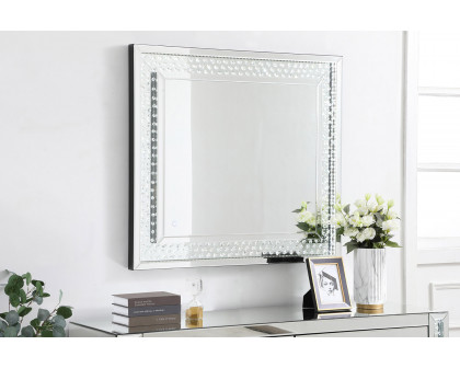 Elegant Wall Mirror - Clear, D 36", H 40" (MRE93640)