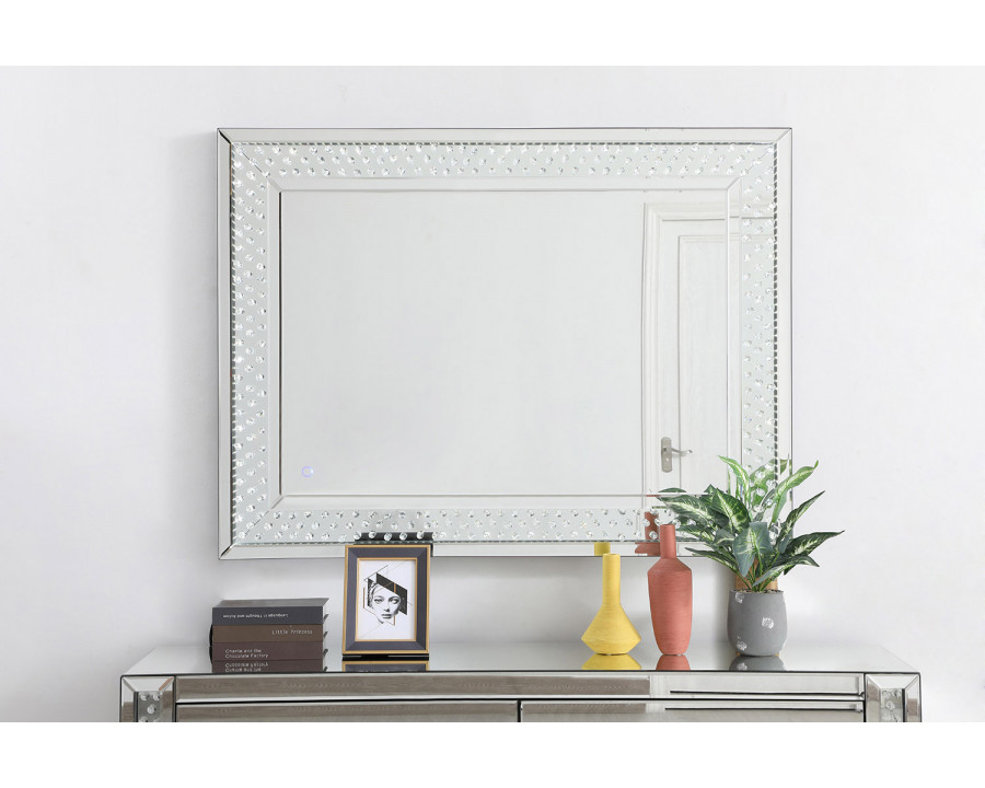 Elegant Wall Mirror - Clear, D 36", H 48" (MRE93648)