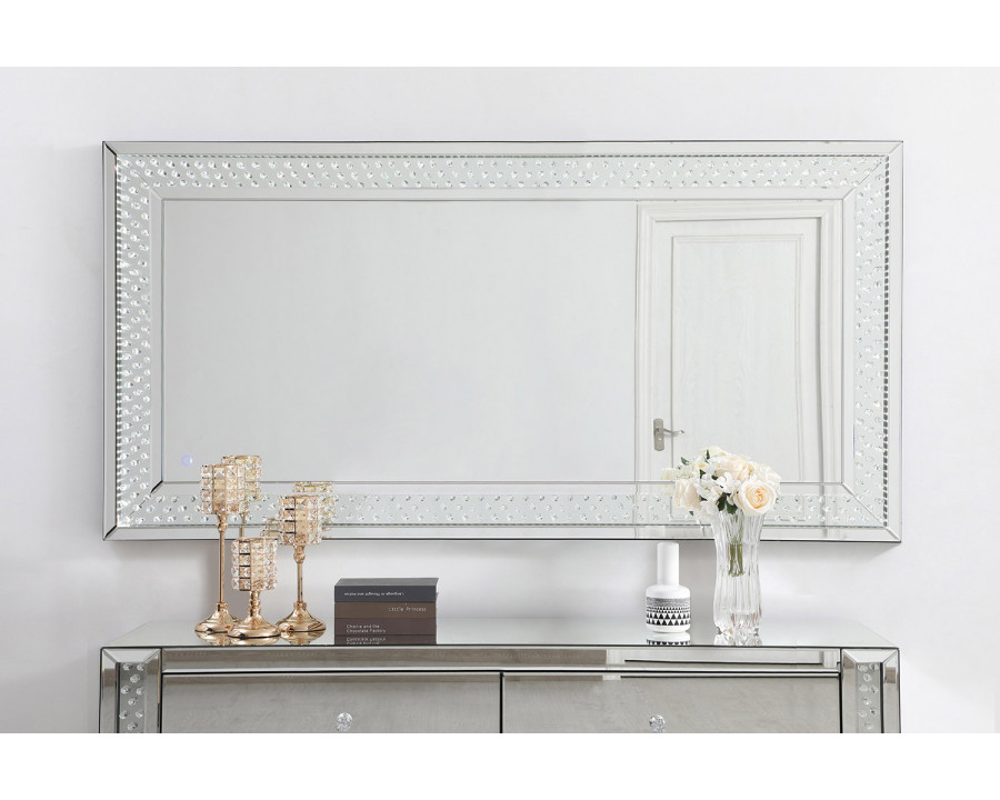 Elegant Wall Mirror - Clear, D 36", H 72" (MRE93672)