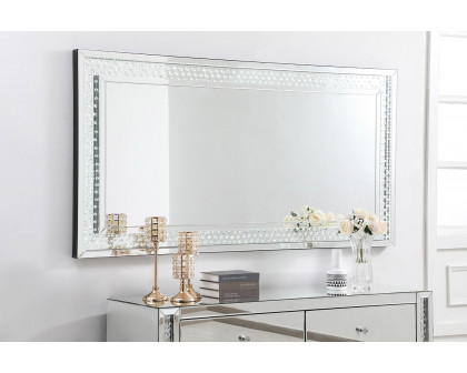 Elegant Wall Mirror - Clear, D 36", H 72" (MRE93672)