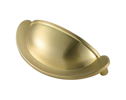 Elegant Claude Drawer Pull, Set of 10 - Brushed Gold (PL3001)