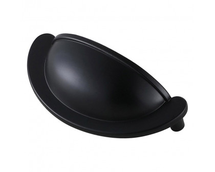 Elegant Claude Drawer Pull, Set of 10 - Matte Black (PL3001)