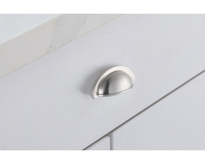 Elegant Claude Drawer Pull, Set of 10 - Brushed Nickel (PL3001)