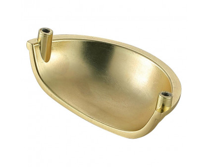 Elegant Claude Drawer Pull, Set of 10 - Brushed Gold (PL3002)