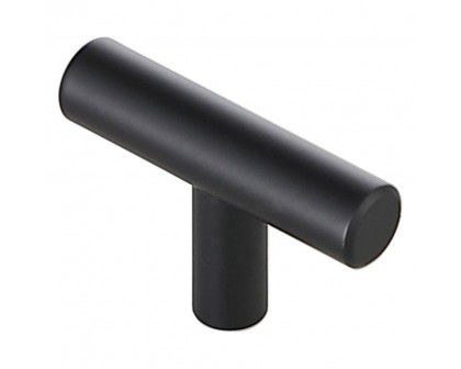 Elegant Quinn 1 Drawer Pull, Set of 10 - Matte Black (PL400-1-MB-10PK)