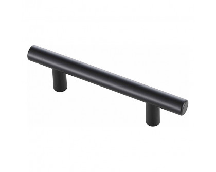 Elegant Quinn 3 Drawer Pull, Set of 10 - Matte Black, L 5" (PL400-3-MB-10PK)