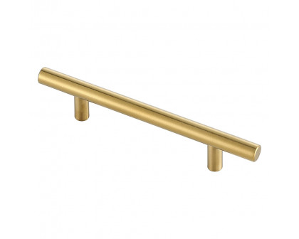 Elegant Quinn 3 Drawer Pull, Set of 10 - Brass, L 6.4" (PL400-4-BR-10PK)