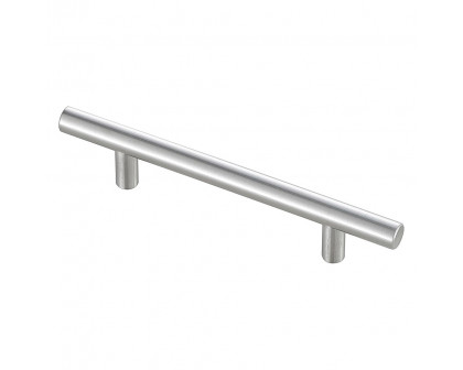 Elegant Quinn 3 Drawer Pull, Set of 10 - Brushed Nickel, L 6.4" (PL400-4-NK-10PK)