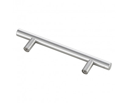 Elegant Quinn 3 Drawer Pull, Set of 10 - Brushed Nickel, L 6.4" (PL400-4-NK-10PK)