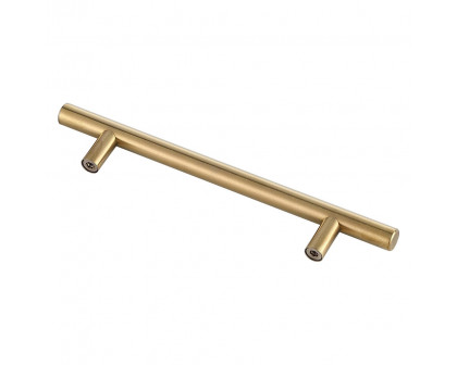 Elegant Quinn 3 Drawer Pull, Set of 10 - Brass, L 7.6" (PL400-5-BR-10PK)