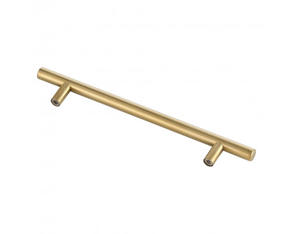 Elegant Quinn 3 Drawer Pull, Set of 10 - Brass, L 8.8" (PL400-6-BR-10PK)