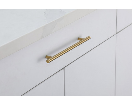 Elegant Quinn 3 Drawer Pull, Set of 10 - Brass, L 10.1" (PL400-7-BR-10PK)