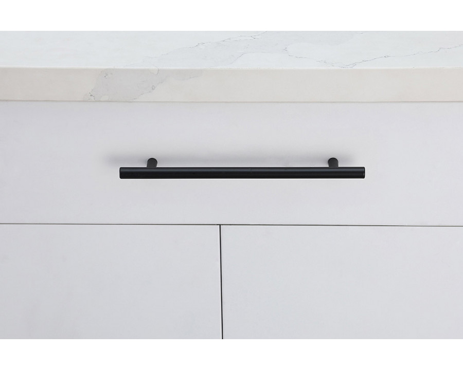 Elegant Quinn 3 Drawer Pull, Set of 10 - Matte Black, L 10.1" (PL400-7-MB-10PK)