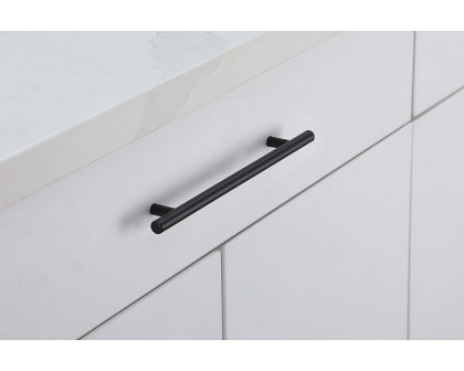 Elegant Quinn 3 Drawer Pull, Set of 10 - Matte Black, L 10.1" (PL400-7-MB-10PK)