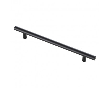 Elegant Quinn 3 Drawer Pull, Set of 10 - Matte Black, L 10.1" (PL400-7-MB-10PK)