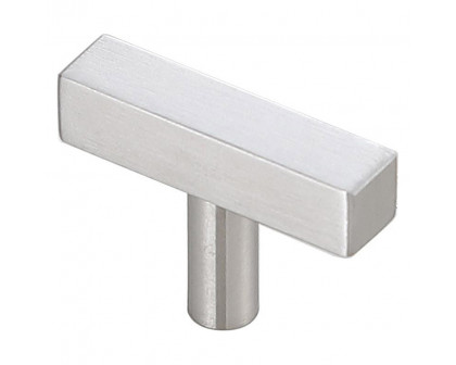 Elegant Quinn 1 Drawer Pull, Set of 10 - Brushed Nickel (PL402-1-NK-10PK)