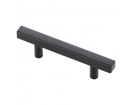 Elegant Quinn 3 Drawer Pull, Set of 10 - Matte Black, L 5" (PL402-3-MB-10PK)