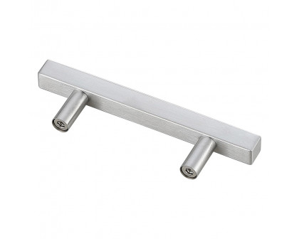 Elegant Quinn 3 Drawer Pull, Set of 10 - Brushed Nickel, L 5" (PL402-3-NK-10PK)