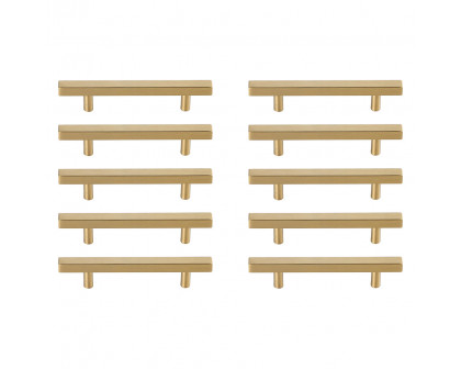 Elegant - Quinn 3 Drawer Pull, Set of 10 (PNT-PL402-3)