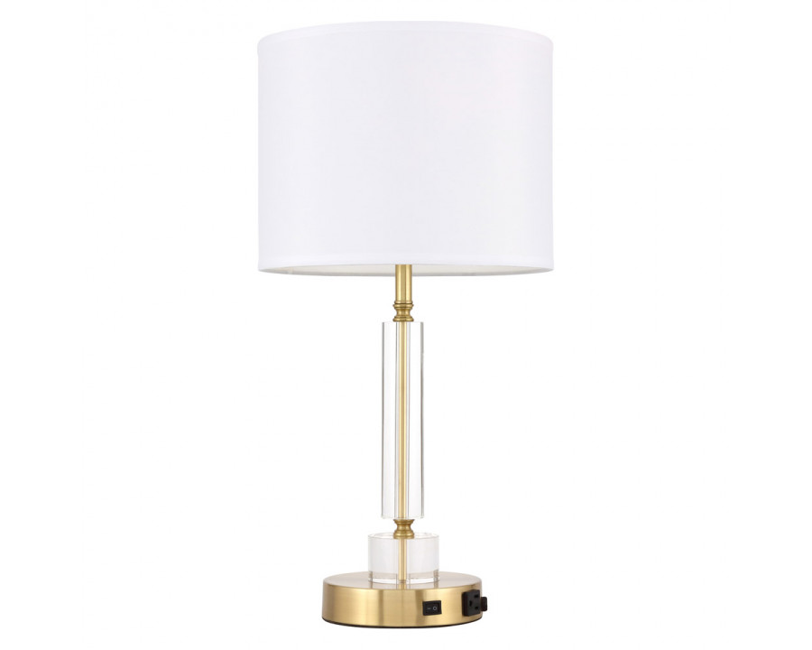 Elegant - Deco 1 Light Table Lamp